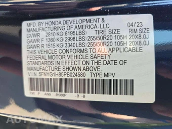 2023 Honda Pilot Elite - miniatura 2