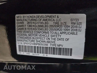 2023 Honda Pilot Elite - miniatura 5