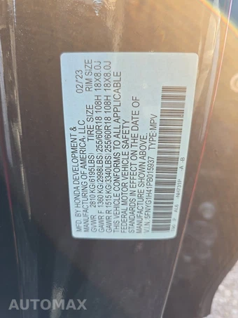 2023 Honda Pilot EX-L 8-Passenger - miniatura 15