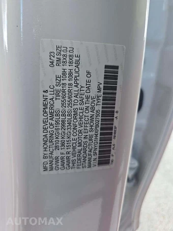 2023 Honda Pilot EX-L 8-Passenger - miniatura 5