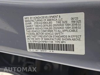 2023 Honda Pilot Touring - miniatura 15