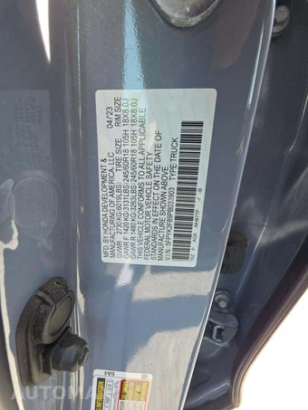 2023 Honda Ridgeline Black Edition Crew Cab Medium Bed - miniatura 5