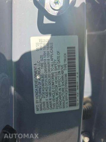 2023 Honda Ridgeline RTL Crew Cab Medium Bed - miniatura 6