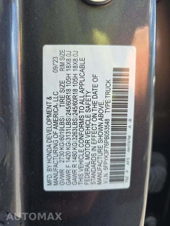 2023 Honda Ridgeline RTL-E Crew Cab Medium Bed - miniatura 2