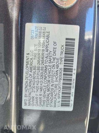 2023 Honda Ridgeline RTL-E Crew Cab Medium Bed - miniatura 5