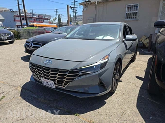 2023 Hyundai Elantra Hybrid Blue