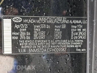 2023 Hyundai Santa Fe Hybrid Blue – miniatura 14