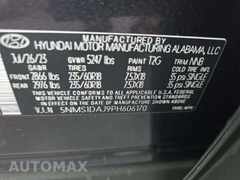 2023 Hyundai Santa Fe SE - miniatura 5