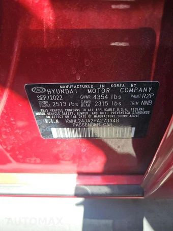 2023 Hyundai Sonata SE – miniatura 5