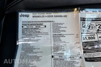 2023 Jeep Wrangler 4xe 4 Door Sahara - miniatura 37