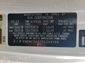 2023 Kia Carnival MPV EX 121.7" WB - miniatura 14