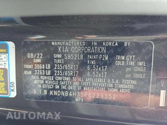 2023 Kia Carnival MPV LX w/ Seat Package 121.7" WB - miniatura 5