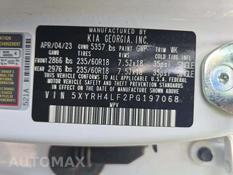 2023 Kia Sorento EX - miniatura 5