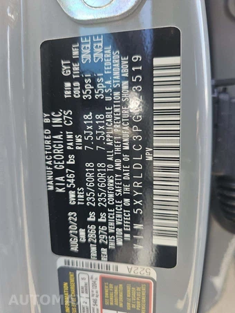 2023 Kia Sorento X-Line S - miniatura 5
