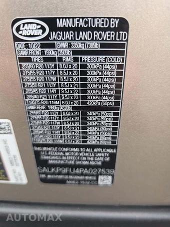 2023 Land Rover Range Rover SE - miniatura 5