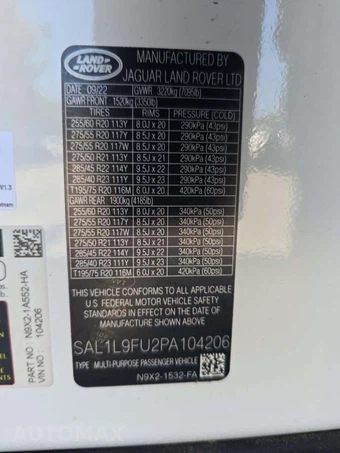 2023 Land Rover Range Rover Sport SE Dynamic - miniatura 2