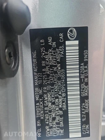 2023 Lexus ES 350 F SPORT Handling - miniatura 18