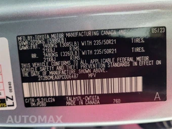 2023 Lexus RX 500h F SPORT Performance - miniatura 25