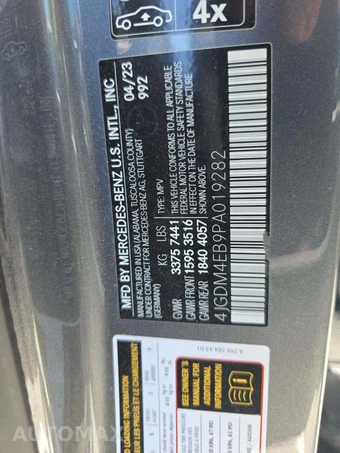 2023 Mercedes-Benz EQS 580 4MATIC SUV – miniatura 5