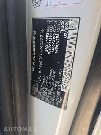 2023 Mercedes-Benz Metris Cargo Van 135.0" WB – miniatura 5