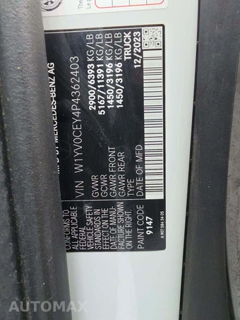 2023 Mercedes-Benz Metris Cargo Van 135.0" WB - miniatura 5