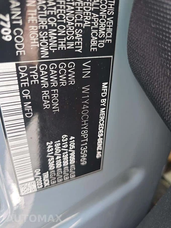 2023 Mercedes-Benz Sprinter 2500 Cargo Van High Roof 170.0" WB – miniatura 5
