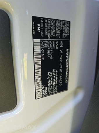 2023 Mercedes-Benz Sprinter 2500 Cargo Van High Roof 170.0" WB - miniatura 5