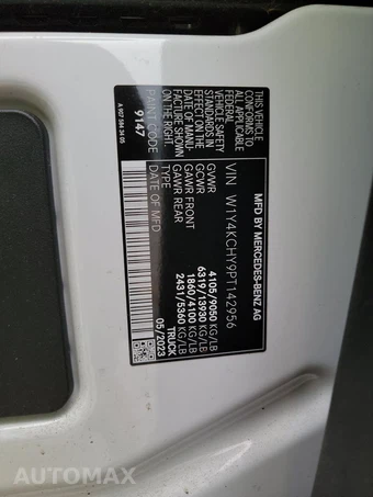 2023 Mercedes-Benz Sprinter 2500 Cargo Van High Roof 170.0" WB - miniatura 14