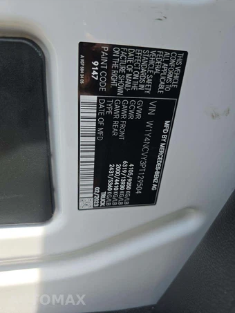 2023 Mercedes-Benz Sprinter 2500 Cargo Van High Roof 170.0" WB - miniatura 5