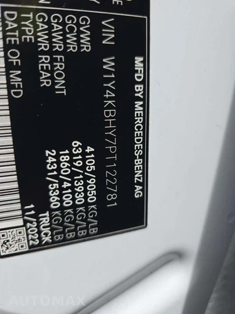 2023 Mercedes-Benz Sprinter 2500 Cargo Van Standard Roof 144.0" WB - miniatura 5