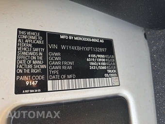 2023 Mercedes-Benz Sprinter 2500 Cargo Van Standard Roof 144.0" WB - miniatura 13
