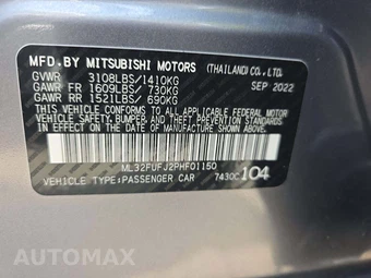 2023 Mitsubishi Mirage G4 ES – miniatura 5