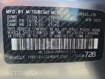 2023 Mitsubishi Mirage SE – miniatura 14