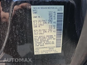 2023 Nissan Frontier PRO-4X Crew Cab Medium Bed - miniatura 15