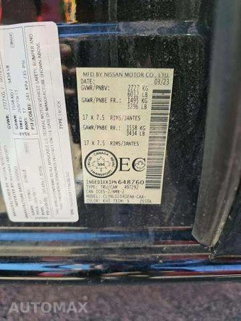 2023 Nissan Frontier PRO-4X Crew Cab Medium Bed – miniatura 5