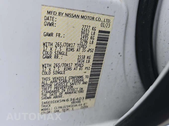 2023 Nissan Frontier PRO-4X Crew Cab Medium Bed – miniatura 2