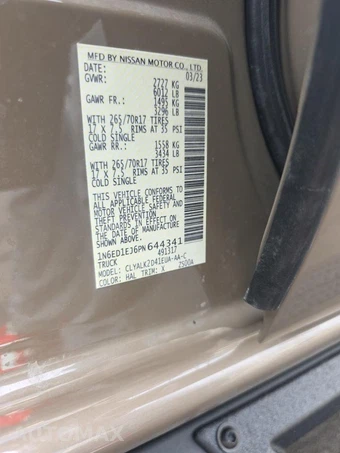 2023 Nissan Frontier PRO-X Crew Cab Medium Bed - miniatura 15