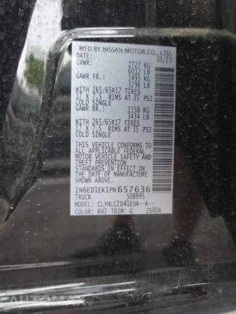 2023 Nissan Frontier SV Crew Cab Medium Bed – miniatura 15