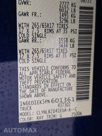2023 Nissan Frontier SV Crew Cab Medium Bed – miniatura 14