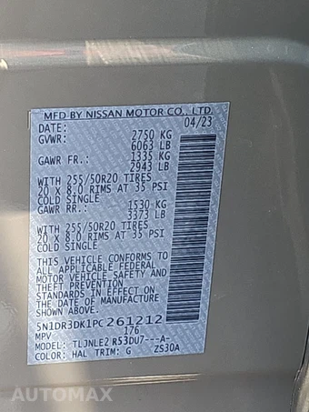 2023 Nissan Pathfinder Platinum - miniatura 15