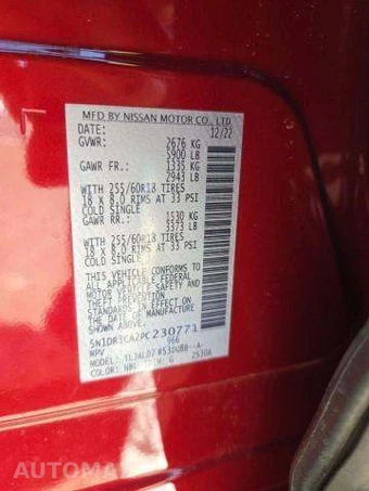 2023 Nissan Pathfinder SL – miniatura 6