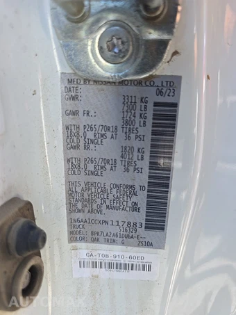 2023 Nissan TITAN S Extended Cab Medium Bed - miniatura 14
