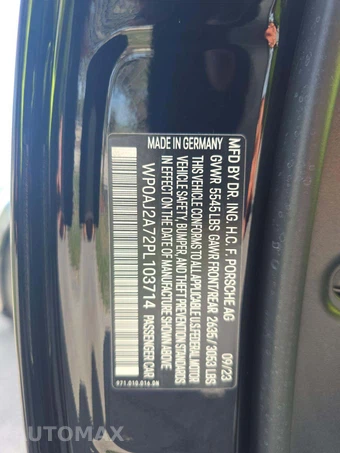 2023 Porsche Panamera Platinum Edition – miniatura 5