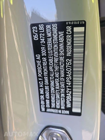 2023 Porsche Taycan 4 Cross Turismo – miniatura 5