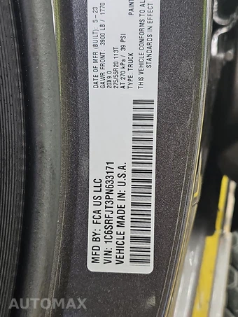 2023 Ram 1500 Laramie Crew Cab Short Bed - miniatura 14