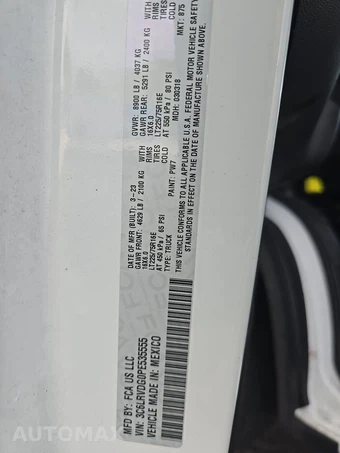 2023 Ram ProMaster 2500 Cargo Van High Roof 159.0" WB - miniatura 13