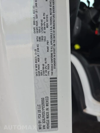 2023 Ram ProMaster 2500 Cargo Van High Roof 159.0" WB - miniatura 13