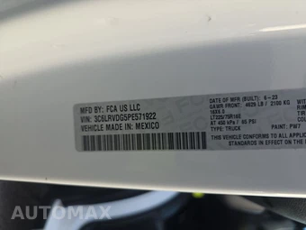 2023 Ram ProMaster 2500 Cargo Van High Roof 159.0" WB - miniatura 14