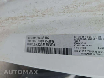 2023 Ram ProMaster 2500 Cargo Van High Roof 159.0" WB - miniatura 2