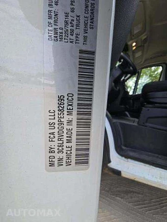 2023 Ram ProMaster 2500 Cargo Van High Roof 159.0" WB - miniatura 6